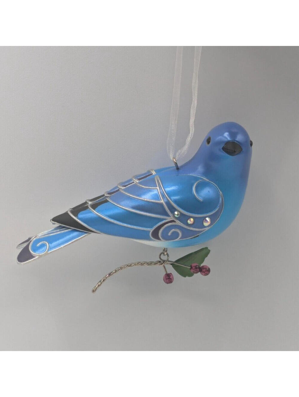Hallmark Keepsake Mountain Bluebird 2017, 13th in the Series Christmas Ornament